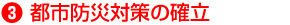 都市防災対策の確立